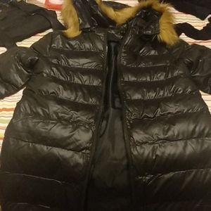 Black Puffer coat